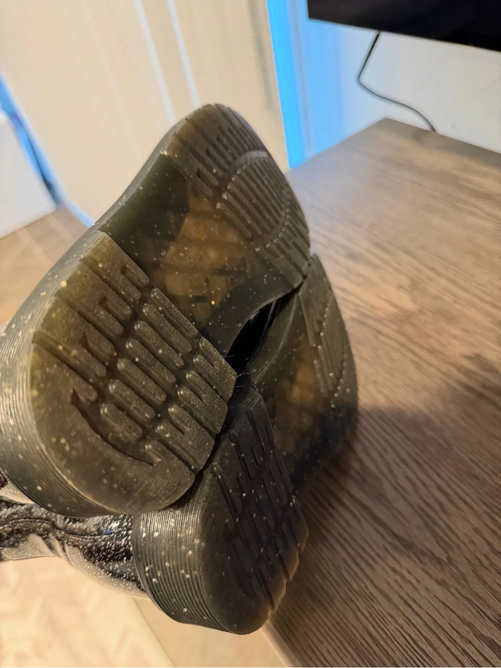 Dr. Martens Black Glitter Lace-Up Kids Boots